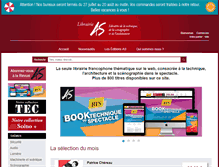 Tablet Screenshot of librairie-as.com